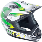 GSP XP-14B Motocross Helmet - Graphic Green